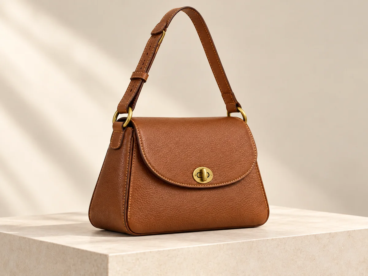 Main reference angle showing the complete bag, outline, base and strap opening